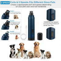 Quiet Pet Nail Grinder (USB Rechargeable)